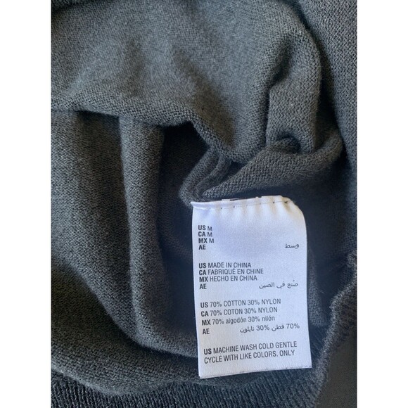 Club Room Mens Sweater Vests 1 Blue 1 Gray Size Medium V-Neck Pullover Lot of 2 - Picture 7 of 12